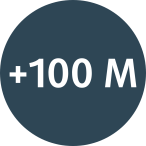 100+ million records