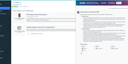 eschbach präsentiert neue SAMI Chat Funktion bei der AVEVA 2025