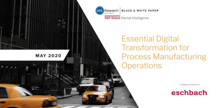 Essential Digital Transformation for Process Manufacturing Operations